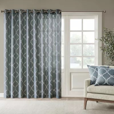 Patio Door Curtains Grommet Top Madison Park Westmont LightFiltering Grommet Top Single Patio Door