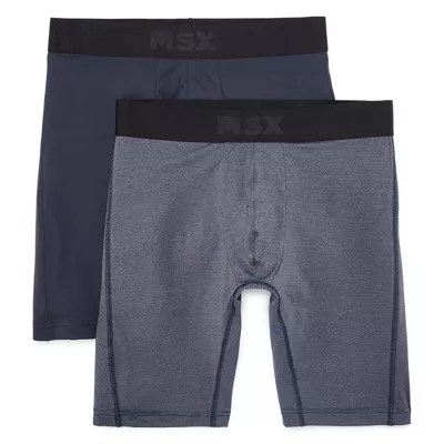 MSX by Michael Strahan 2pk. Performance Long Leg Boxer Briefs Big