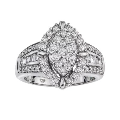 1 CT. T.W. Diamond 14K White Gold Ring JCPenney