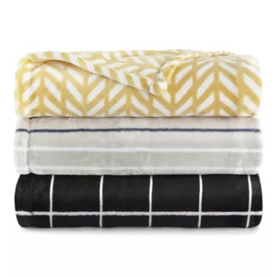 Home Expressions Velvet Plush Print Throw JCPenney