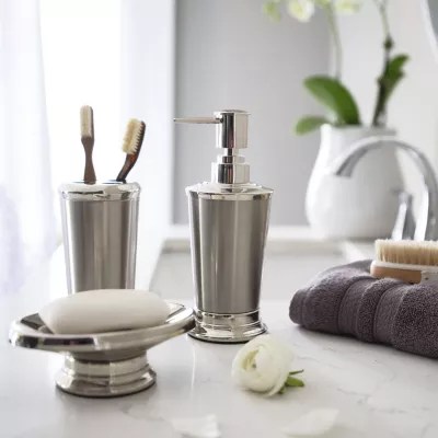 Avanti Classic Metal Bath Accessories, Color Silver JCPenney