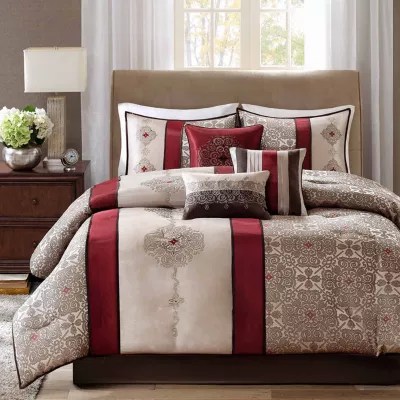 Jcpenney 7 Piece Comforter Set Madison Park Blaine 7pc. Jacquard Comforter SetJCPenney