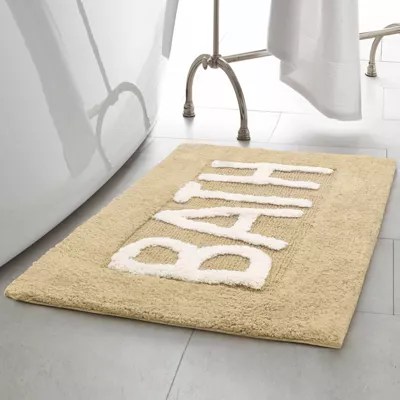 Creative Home Word Cotton 21x34 Bath Rug JCPenney
