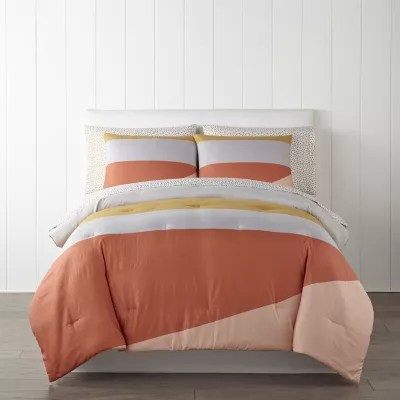 Home Expressions Retro Colorblock Complete Bedding & Accessories JCPenney