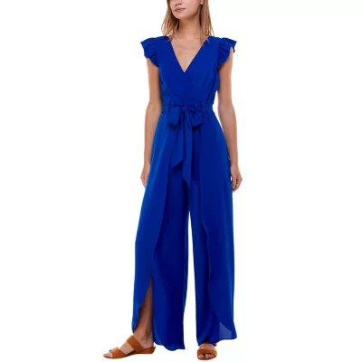 Premier Amour Sleeveless Belted Jumpsuit JCPenney