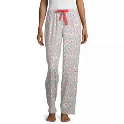 Sleep Chic Womens Mix and Match Flannel Pajama Pants Petite JCPenney