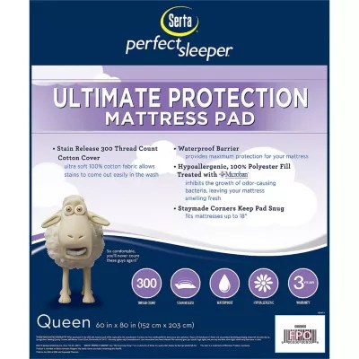 Serta® Perfect Sleeper® Microban® Ultimate Protection 300tc Mattress