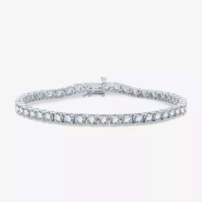 5 CT. T.W. Genuine White Diamond 10K White Gold 7.5 Inch Tennis