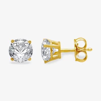 Classic Collection 1 CT. T.W. Genuine White Diamond 10K Gold 5.2mm Stud