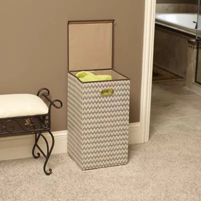 Household Essentials® Collapsible Hamper with Lid JCPenney