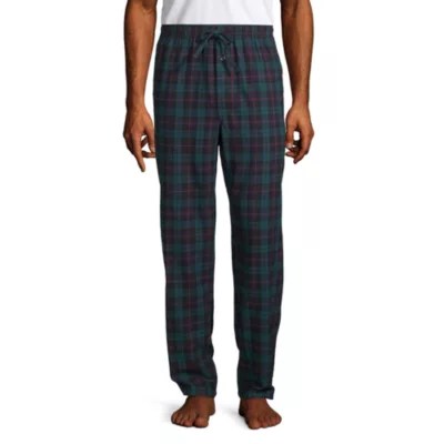 Stafford Mens Flannel Pajama Pants, Color Holiday Tartan JCPenney
