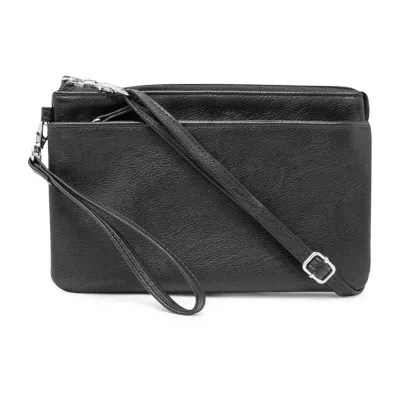 Mundi Baxter RFID Blocking Crossbody Wallet, Color Black JCPenney