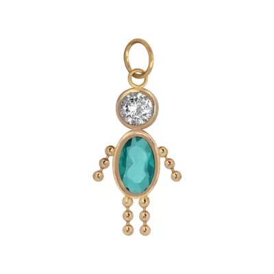 10K Gold December Birthstone Babies Boy Charm JCPenney