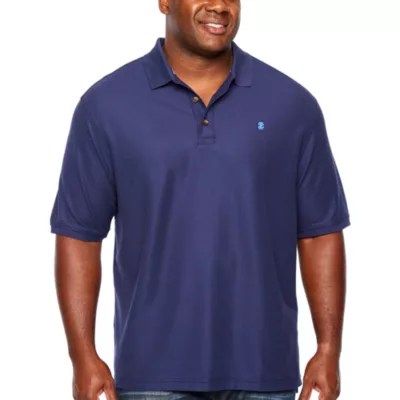 IZOD Mens Short Sleeve Polo Shirt Big and Tall JCPenney