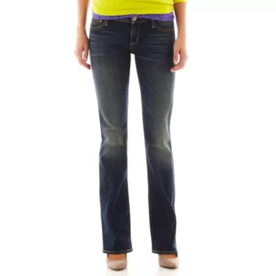 Arizona Bootcut Jeans Juniors, Color Dk Scraped JCPenney