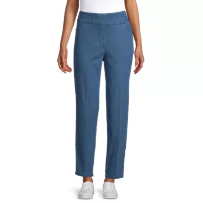 Alfred Dunner Panama City Womens Straight PullOn Pants JCPenney