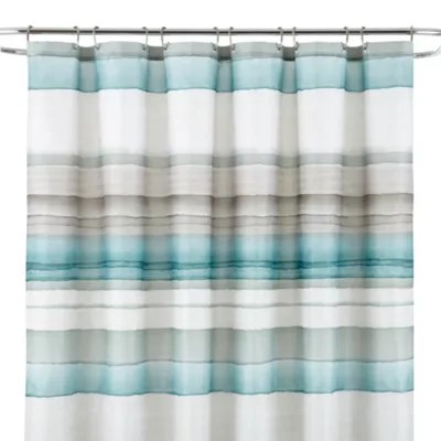 Studio Watercolor Stripe Shower Curtain JCPenney