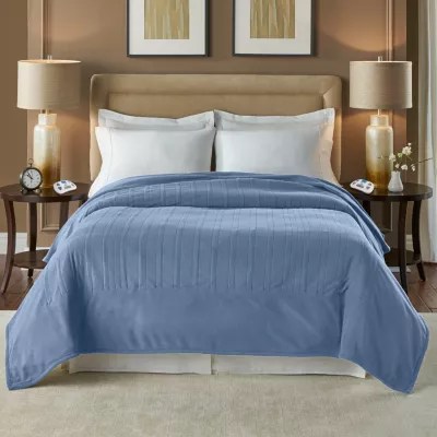 Serta Fleece Heated Electric Blanket JCPenney
