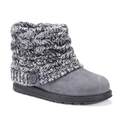 Muk Luks Womens Patti Pullon Dress Boots, Color Ebony JCPenney
