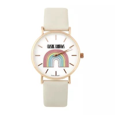 Mixit Chase Rainbows Womens Gray Strap WatchPts5077