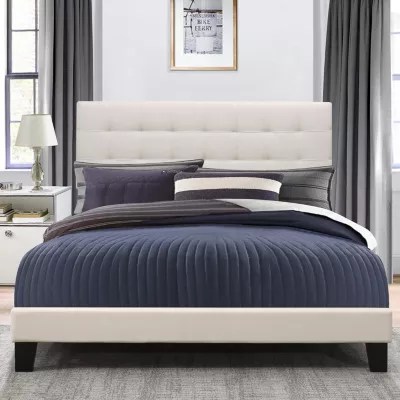 Bedroom Possibilities Daniella Upholstered Bed JCPenney