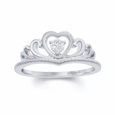 Enchanted Disney Fine Jewelry Diamond Accent Sterling Silver "Disney