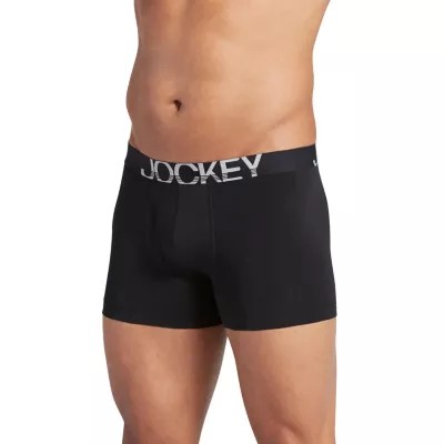 Jockey Mens 3 Pack Boxer Briefs, Color Black JCPenney
