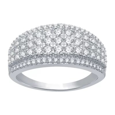 1 CT. T.W. Genuine White Diamond 10K White Gold Anniversary Band JCPenney