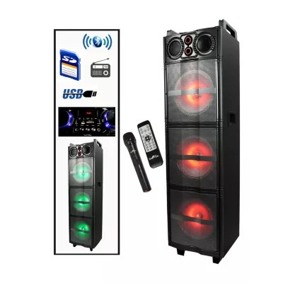 Befree Sound Party Lights Triple 10 Inch Subwoofers Bluetooth