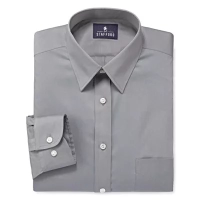 Stafford Mens Comfort Stretch Big and Tall Dress Shirt JCPenney