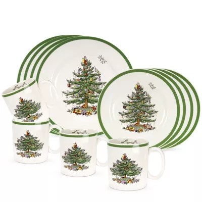 Spode® Christmas Tree 12pc. Dinnerware and Mug Set, Color