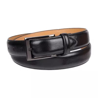 Dockers® Men's Belt with Feathered Edge, Color Black JCPenney