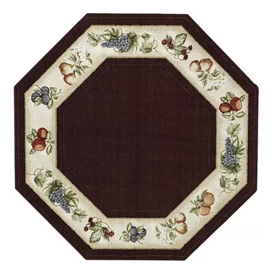 Fresh Fruit Washable Octagonal Rug - JCPenney (400 x 400 Pixel)