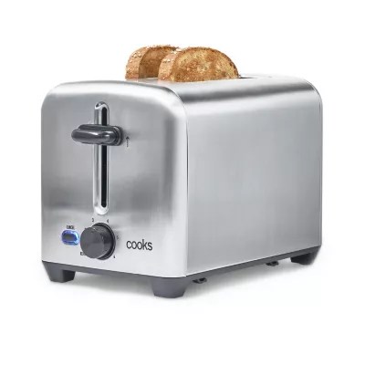 Cooks 2Slice Stainless Steel Toaster 22304/22304C, Color Stainless