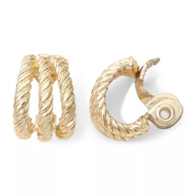 Jewelry 1 Pair Clip On Earrings, Color Gold Tone JCPenney