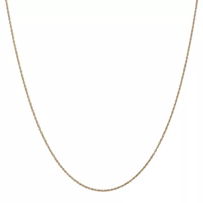 14K Gold Solid Rope Chain Necklace JCPenney