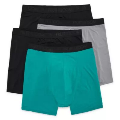 Fruit Of The Loom® Breathable Boxer Briefs 3+1 Bonus Pack Big JCPenney