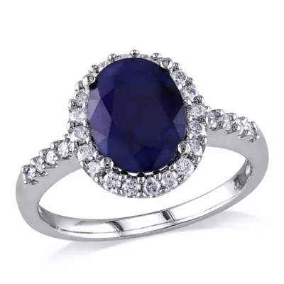Blue Sapphire 14K Gold Engagement Ring JCPenney