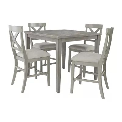Jcpenney Counter Height Table And Chairs Signature Design by Ashley&reg; Paralee 5Piece Counter Height Dining Set