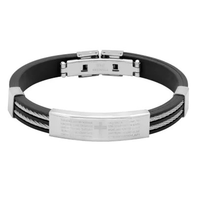 Steeltime Stainless Steel 8 Inch Solid Id Bracelet JCPenney