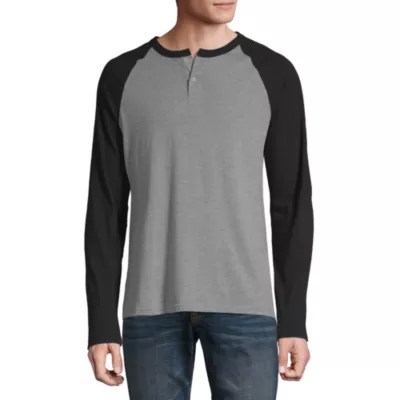 Arizona Long Sleeve Henley Shirt JCPenney