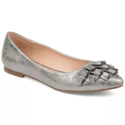 Journee Collection Womens Judy Slipon Pointed Toe Ballet Flats JCPenney