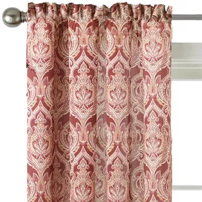 Royal Velvet® Hilton Damask RodPocket Curtain Panel JCPenney
