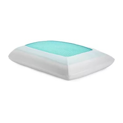Sealy Gel Memory Foam Medium Density Pillow, Color White JCPenney