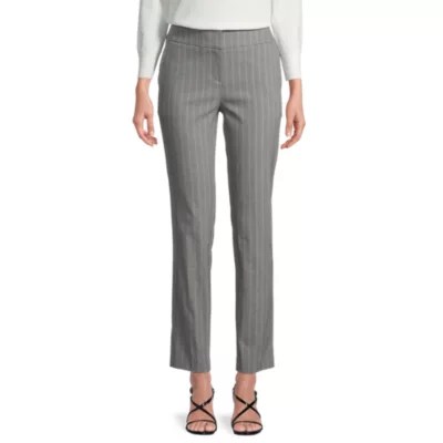 Worthington Seamed Slim Leg Womens Mid Rise Slim Pant JCPenney