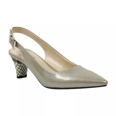 Palizzio Womens Breeley Pumps Buckle Pointed Toe Kitten Heel JCPenney