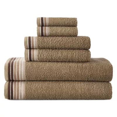 Home Expressions Ombre Stripe Bath Towels JCPenney