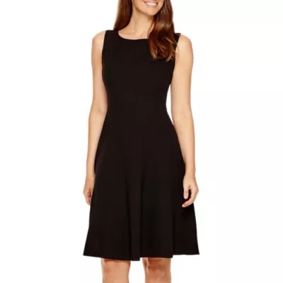 Black Label by EvanPicone Sleeveless Fit & Flare DressJCPenney, Color