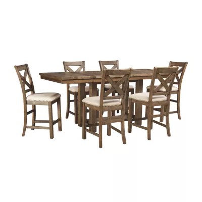Jcpenney Counter Height Table And Chairs Signature Design by Ashley&reg; Kavarna 7Piece Counter Height Dining