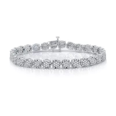 2 CT. T.W. Genuine White Diamond Sterling Silver Tennis Bracelet JCPenney